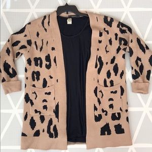 Cheetah Print cardigan